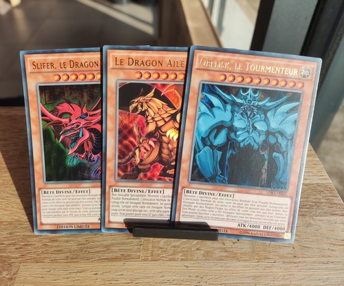 Lot des 3 dieux - yu-gi-oh!,