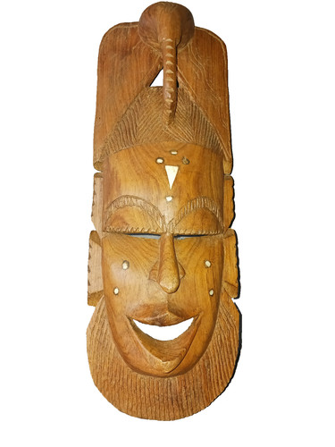 Ancien masque africain avec