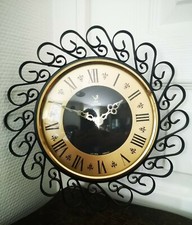 Vintage Très Jolie Horloge JAZ Transistor Lic. Ato France Fonctionnelle