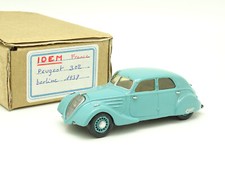 Idem Kit Monté 1/43 - Peugeot 302 Berline 1937 Bleue Turquoise