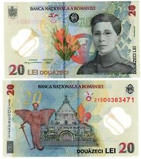 Roumanie ROMANIA Billet 20 LEI 2021 NEW NOUVEAU TEODOROIU POLYMER NEUF UNC 