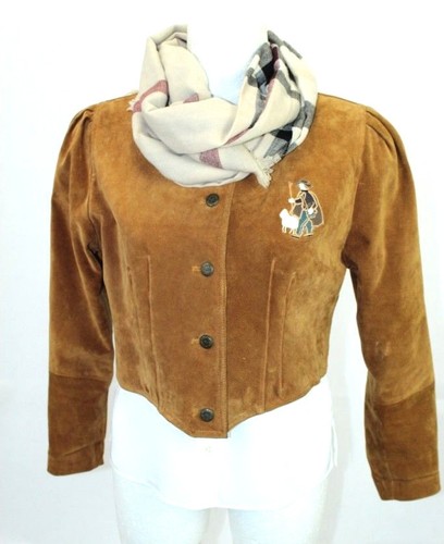 Veste courte femme daim - courte,