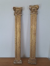 Paire pilastres boiserie - de, de