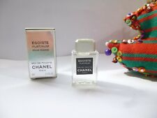 ANCIENNE & RARE miniature EGOISTE PLATINUM de CHANEL pleine + boite QUASI NEUVE 