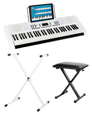 Clavier Numerique Piano Digital Synthetiseur 61 Touches 300 Sons Support Banc