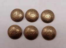 Lot de 6 Boutons vintage en