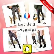 🍑 LOT DE 2 LEGGING SKY MAT