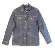 Veste En Jean Femme M Bleue