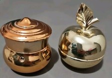 Ancienne Cosmétique Lot 2 Pots Crème Parfumée AVON UNSPOKEN