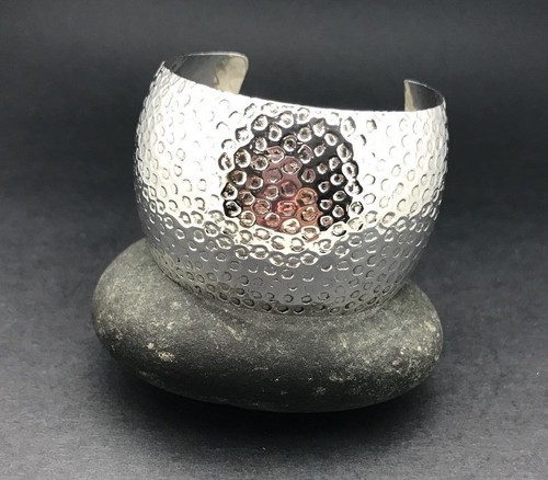 925 sterling silver cuff - silver,