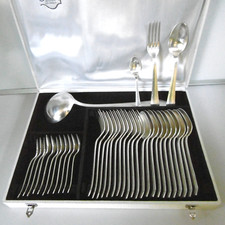 menagere 37  pieces metal argente POP  PF 84