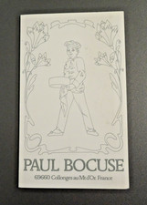 Petit MENU de collection RESTAURANT Paul BOCUSE Collonges 1981 BE