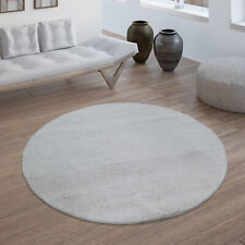 Tapis Poils Longs Pour Salon, Lavable, Shaggy Doux, Moelleux, Gris