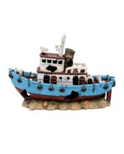 Déco Aquarium Bateau Pêche