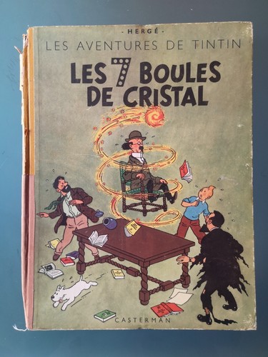 Tintin les 7 boules de - -,