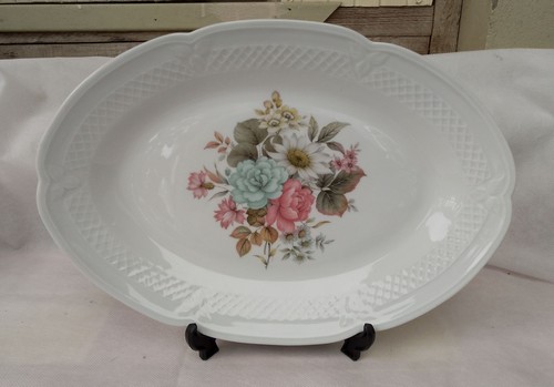 Plat ovale porcelaine lourioux - ovale,
