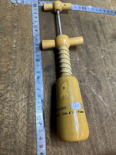 Ancien tire bouchon old - 70,