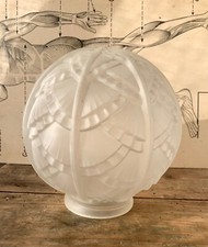 ABAT JOUR LAMPE GLOBE VERRE