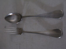 COUVERTS/ FOURCHETTE+ CUILLERE  poinçon métal blanc 72  Ref:CFC 6