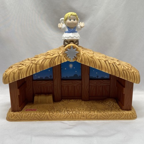Vtg little people nativity - little,