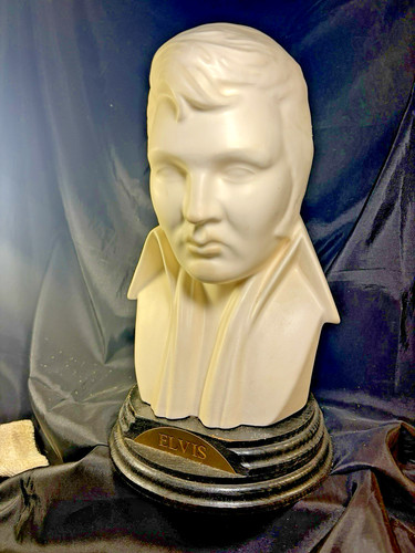 Elvis presley porcelain bust - elvis,