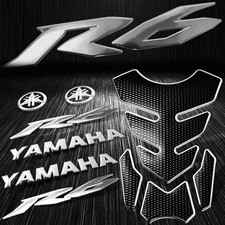 4PCs Chrome+Black Fuel Tank