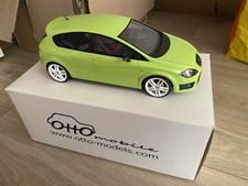 Miniature Seat Leon MK2 Cupra R Kiwi Green 2010 1/18 Ottomobile Otto