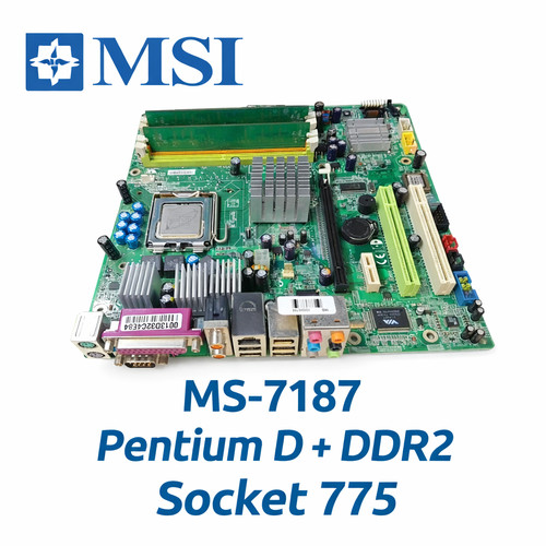 Msi 7187 µatx pentium d - msi,