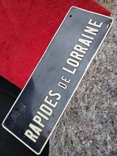 Plaque Bus Rapide De Lorraine  Ancien