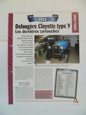 CARTE FICHE AUTO  DELAUGERE