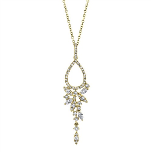 Diamant larme poire - poire, pendentif