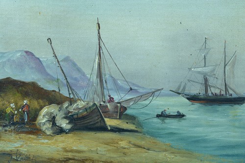 Tableau ancien hst marine - tableau,