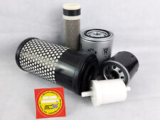 Ensemble de Filtres (Grand) pour Kubota Gzd 21 Huile Air Carburant Plombier