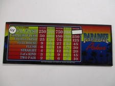 Video Poker Award Glass (Paradice Poker)