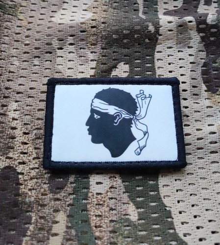 Patch corse drapeau français - corse,