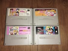 SAILOR MOON 4 cartouches seules 3 Jap et 1 US SNES Super Nintendo