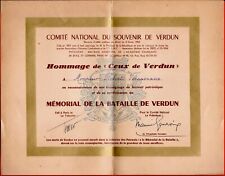 DE73-COMITÉ NATIONAL DU SOUVENIR DE VERDUN-MAURICE GENEVOIX-[R.VERSAVEAUX]-1951