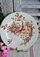 ANCIENNE ASSIETTE PLATE TERRE