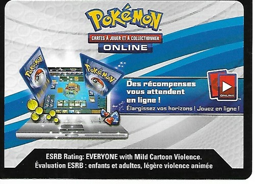 Code pokemon online - online, boite