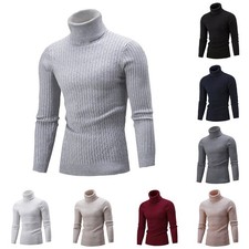 Pull pull col roulé homme