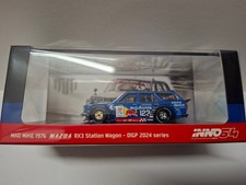 INNO64 1976 Mazda RX3 Mad Mike Station Wagen D1GP Series 2024, blue (CP01)