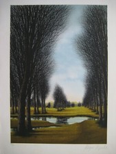 DEPERTHES JACQUES LITHOGRAPHIE SIGNÉE CRAYON NUM/150 HANDSIGNED NUMB LITHOGRAPH