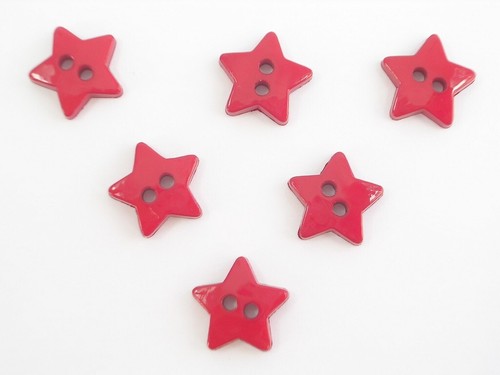 Lot boutons acryliques - lot, 6