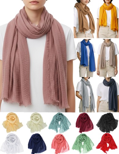 Wrinkled soft linen feel large - soft,
