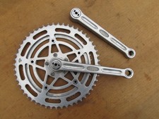 STRONGLIGHT 49D PEDALIER ALU VELO ROUTE COURSE ANCIEN BICYCLE CRANKSET 170 42 52