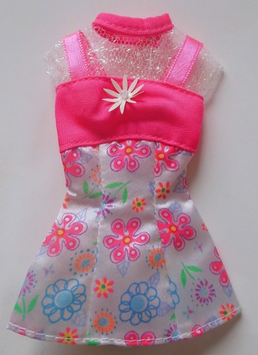 Poupée barbie robe flower - poupée,
