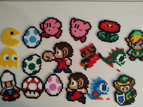 Pixel art perle hama - pixel,