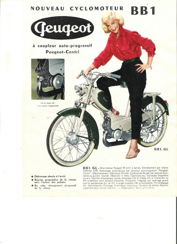 Cycles peugeot 1957 bb 1 - bb,
