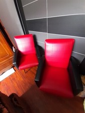 Lot fauteuils vintage skai - vintage,