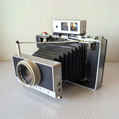 Vintage polaroid land camera - land,